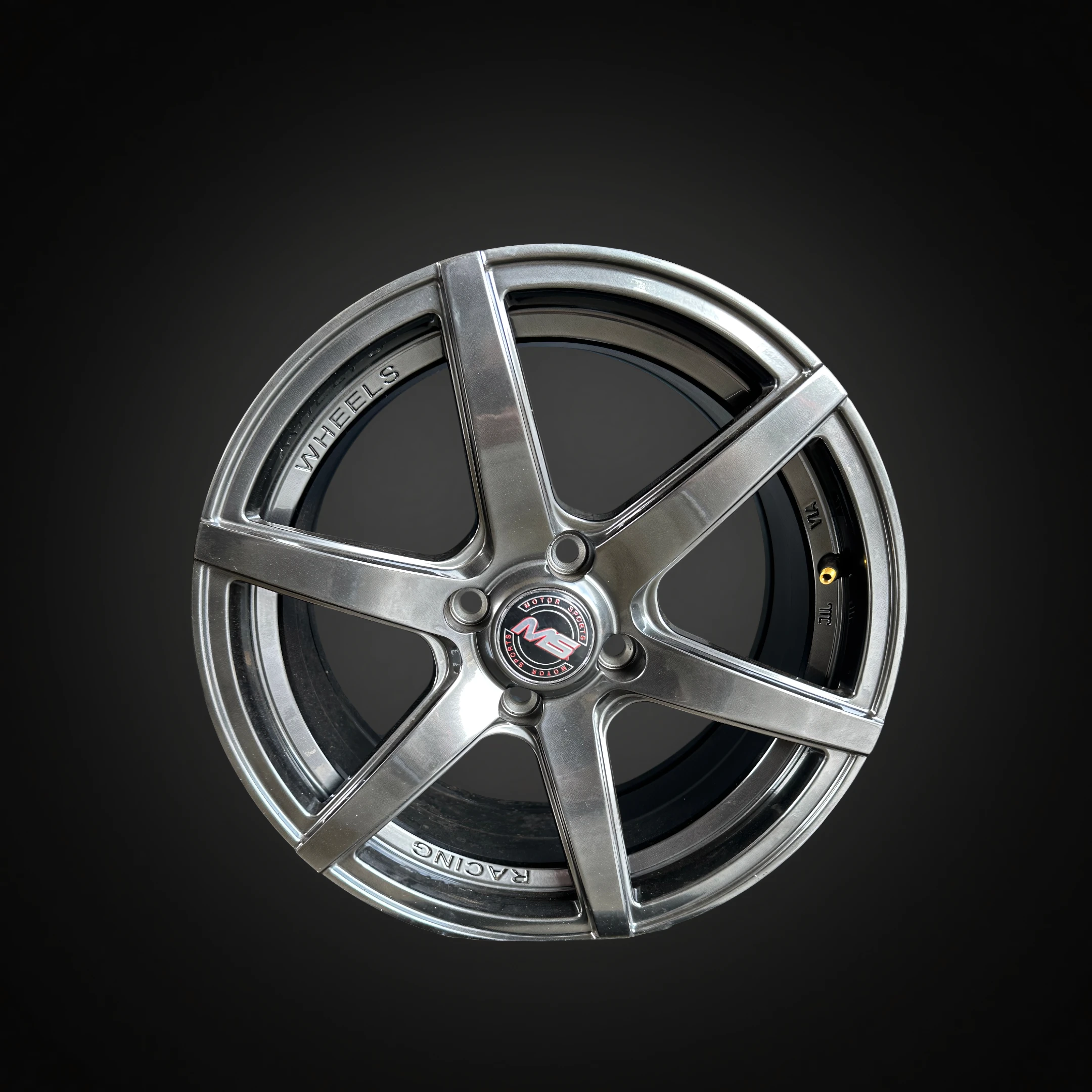 RIN MS 6050 15X7 4X100 ET 35 HYPER BLACK CB 67.1