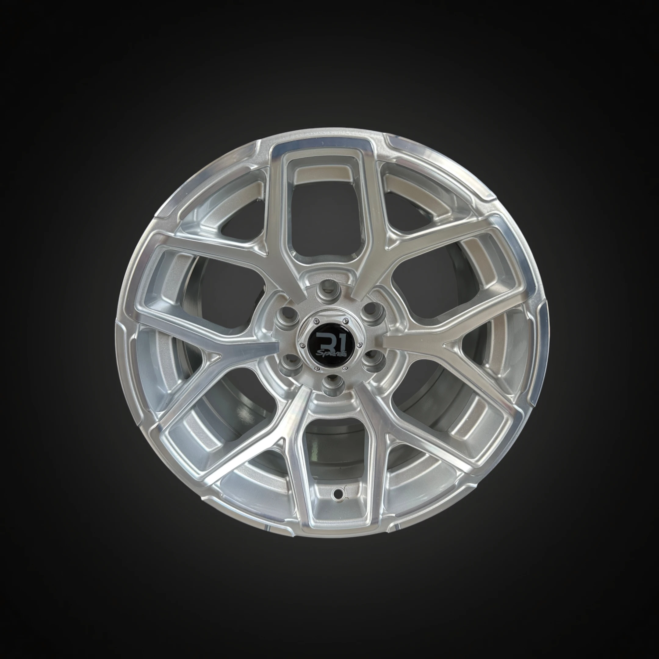 RIN R1 SPORT ULF-S02 FF157574 15X8 6X114.3 BLACK STAR