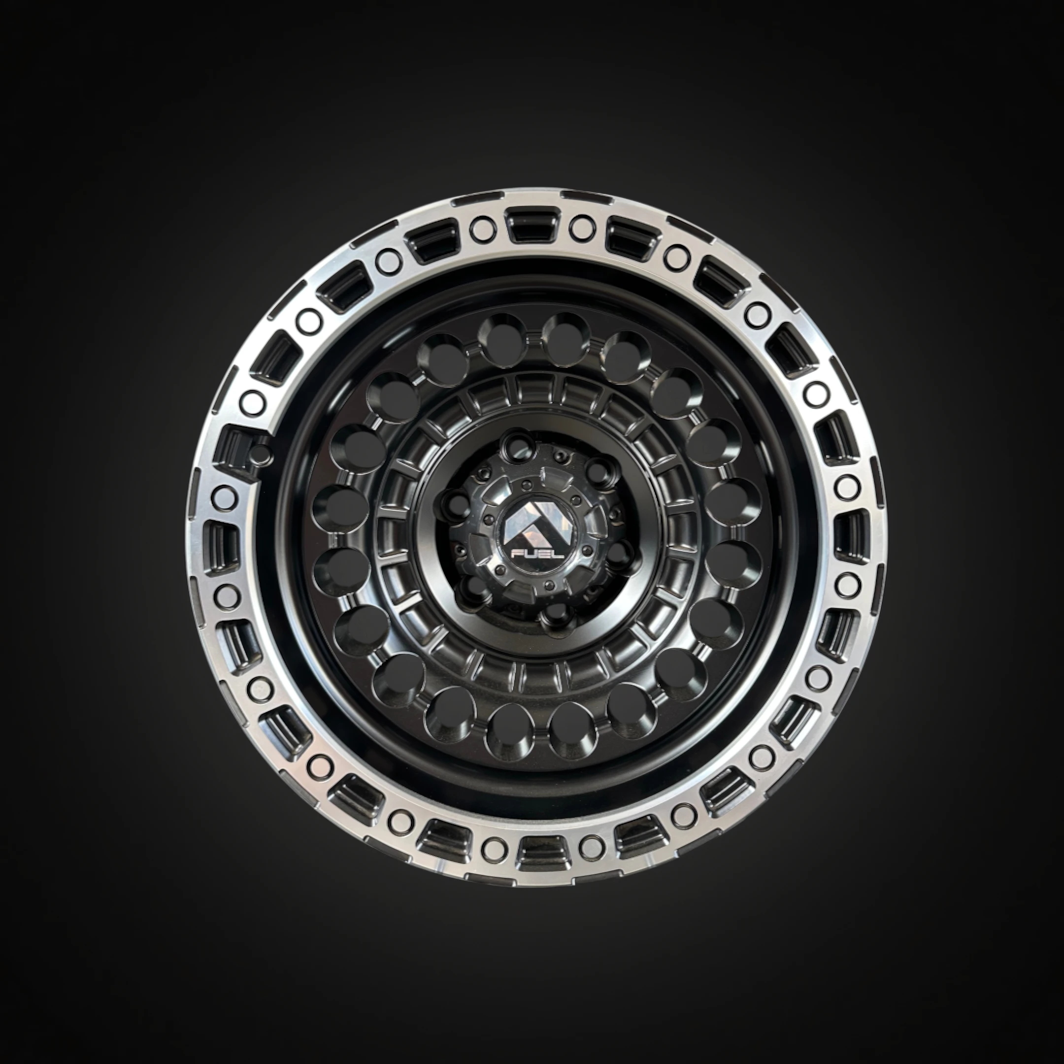 RIN R1 171567 17X9 6X139.7 GRAY BLACK RING ET0 CB110.1