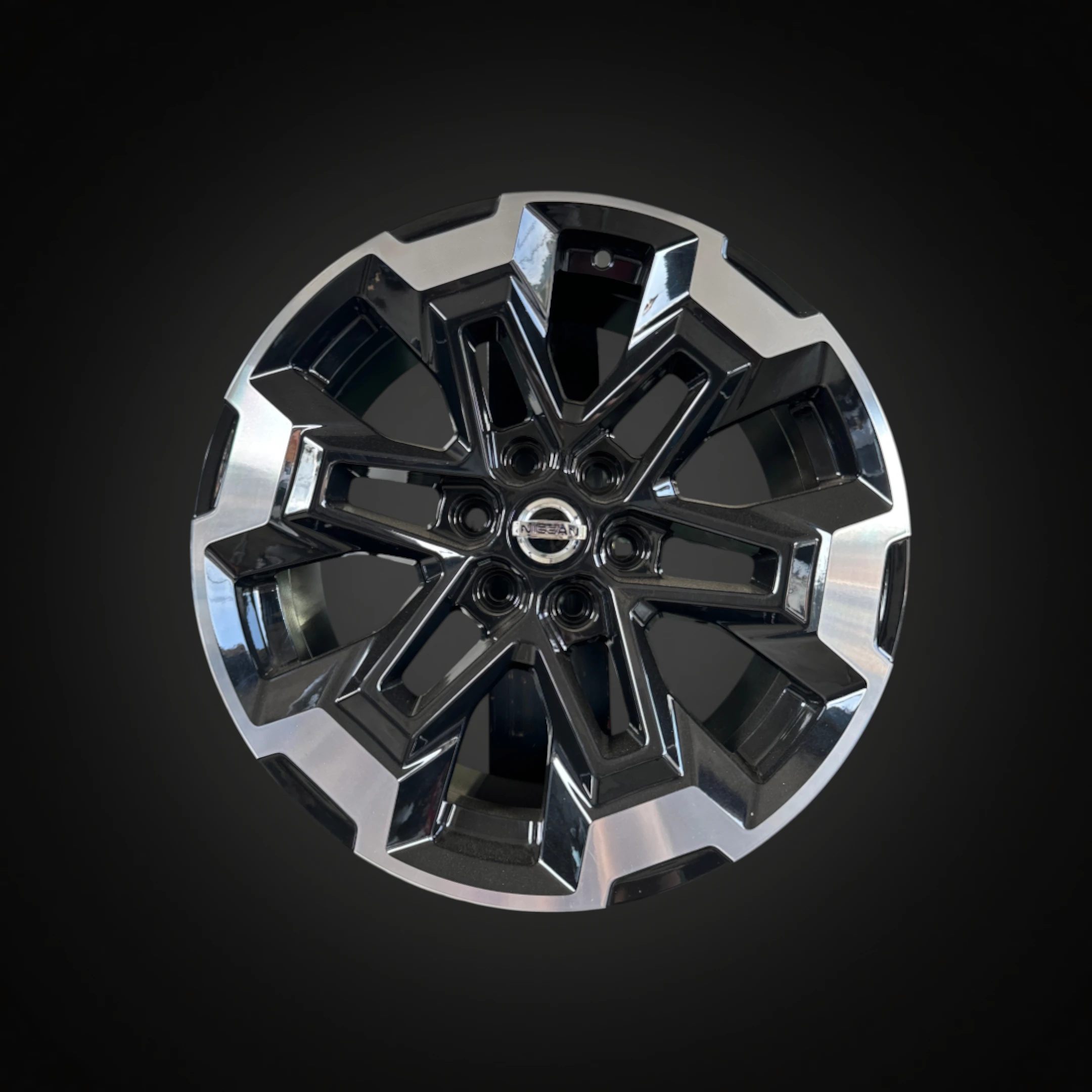 RIN R1 177513 17X9 6X114.3 SPORT LP170 BLACK MACHINE FACE ET25 CB66.1