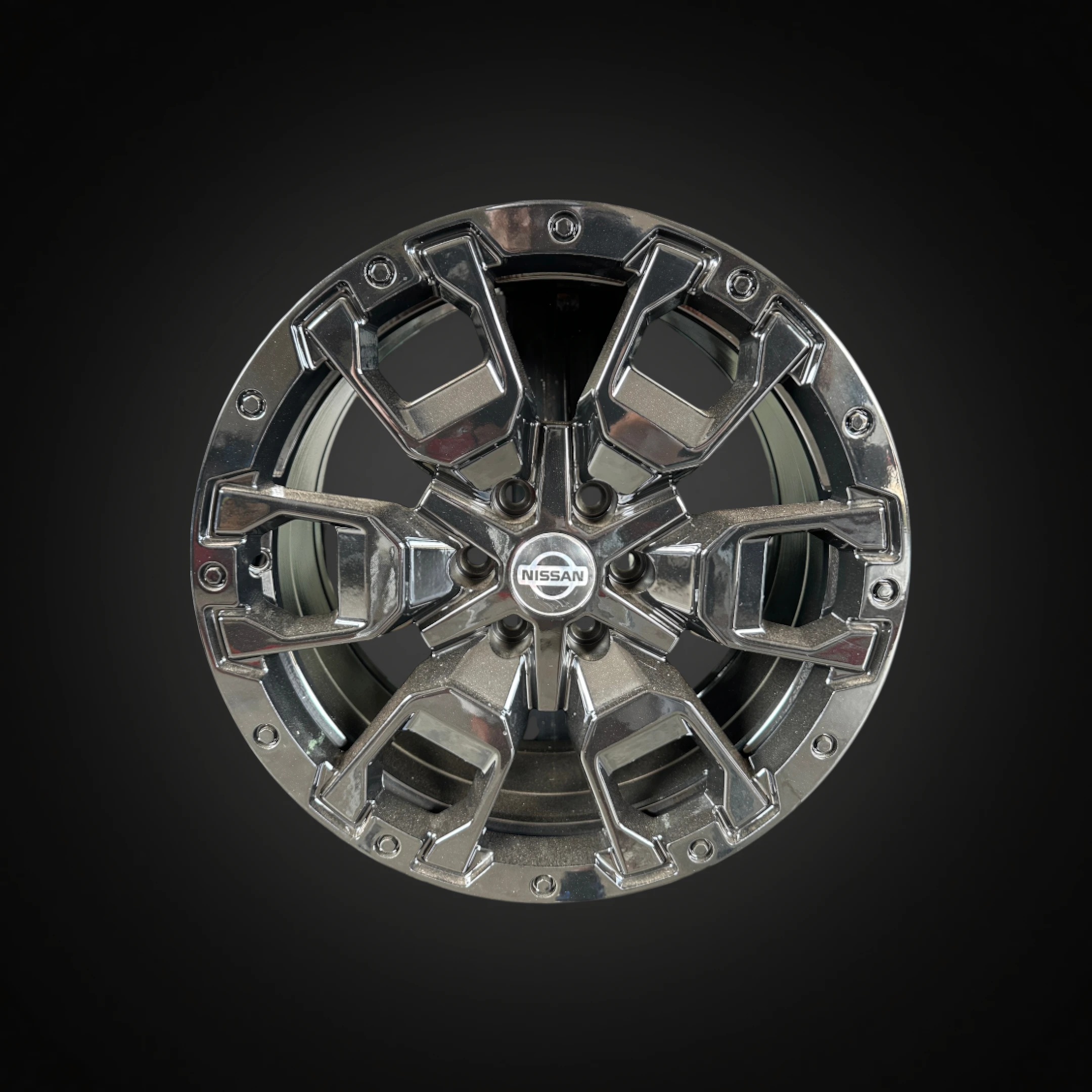 RIN R1 SPORT 176667 17X7.5 6X114.3 ET25 CB66.1 CB66.1 REP NISSAN BLACK