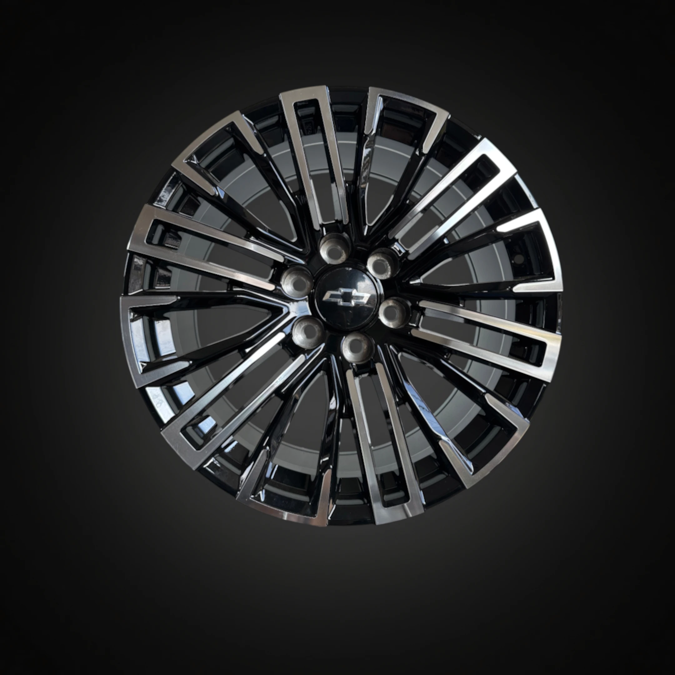 RIN R1 SPORT 208594 20X9 6X139.7 BLACK MACHINE FACE ET28 CB78.1