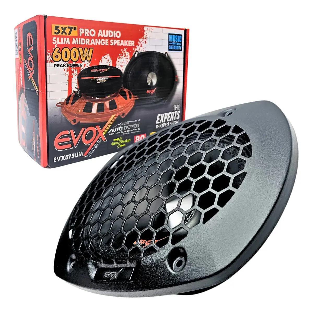BOCINA EVOX 57CX 5X7SLIM MEDIO RANGO PAR