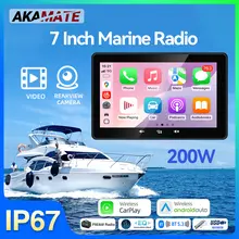 PANTALLA MARINA 7" CARPLAY ANDROID AUTO