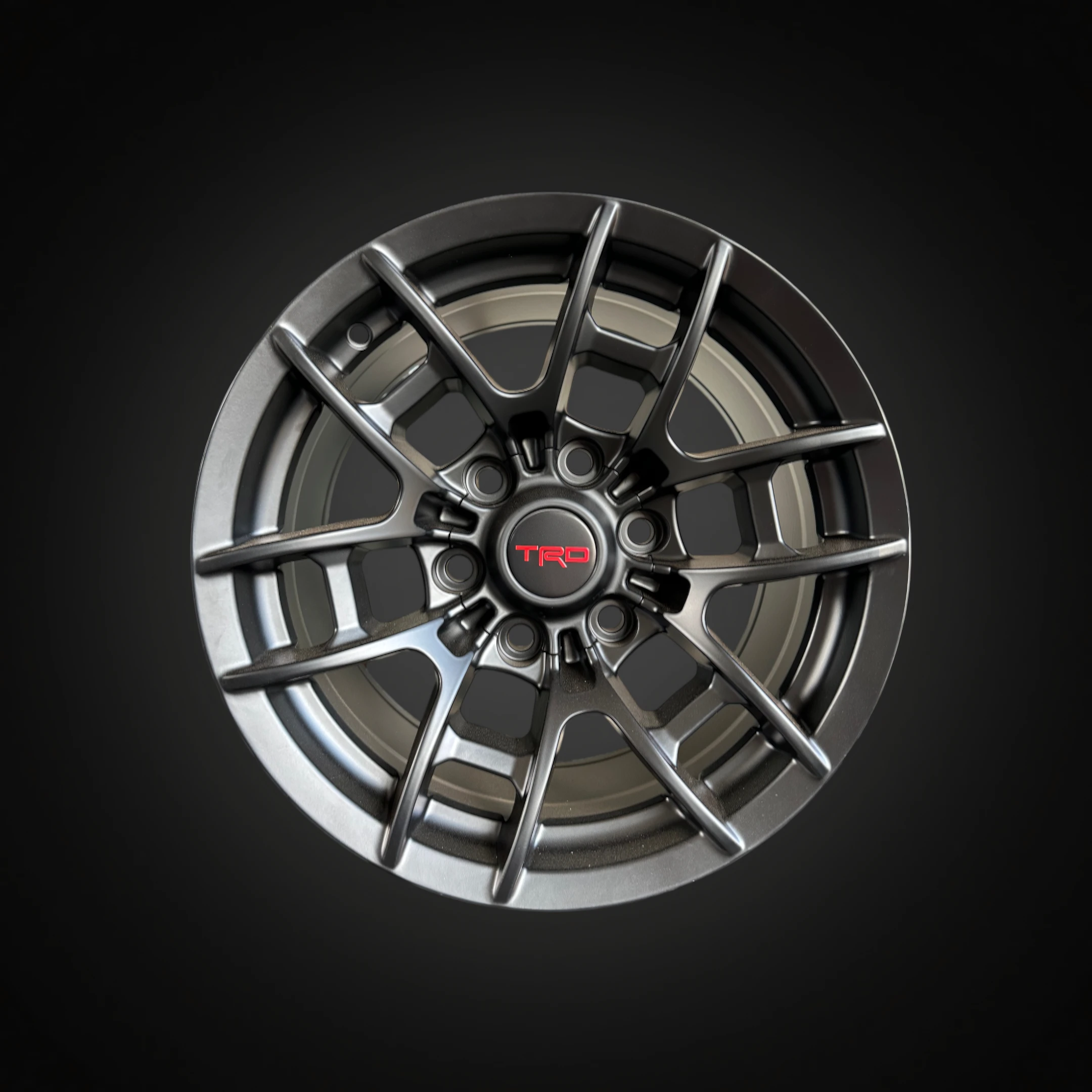 RIN R1 SPORT 160558 16X8 6X139.7 F6606 MATE BLACK ET0 CB106.1